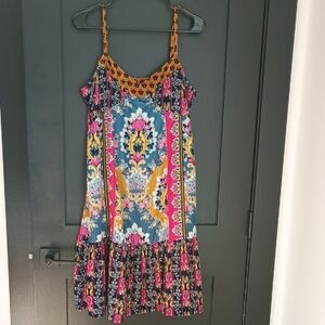 Anthropologie Velour Dress